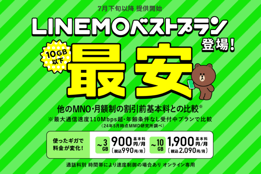 LINEMOのベストプランの詳細とメリット