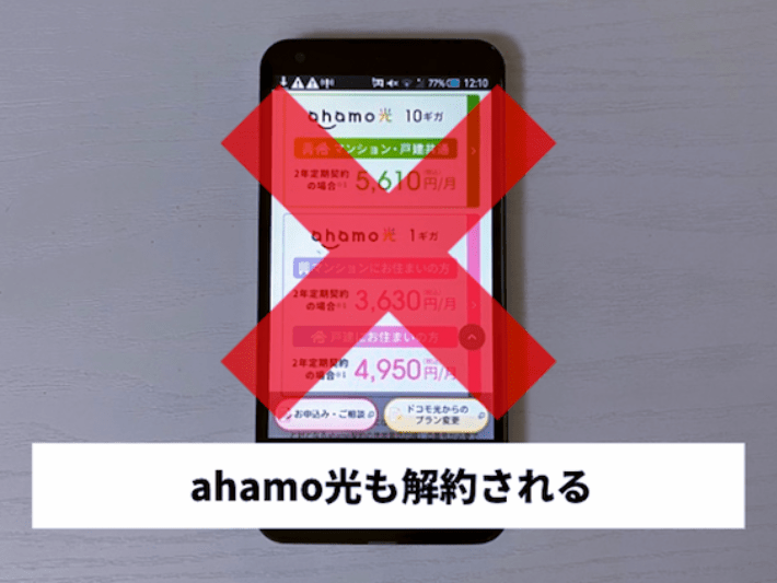 ahamo光は解約される