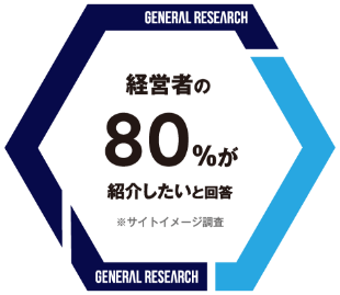 経営者の80％が紹介したいと回答